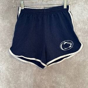 Vintage 90's Soffee Penn State Nittany Lions Navy‎ Blue White Trim Sorts Sz Med